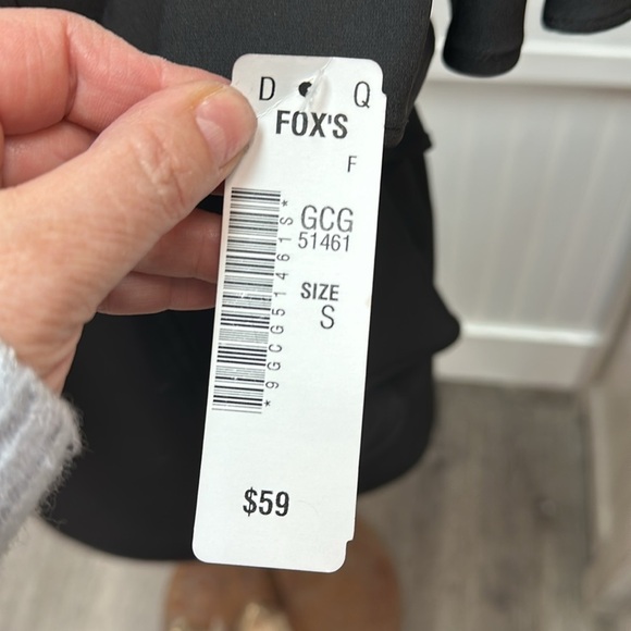 GRACIA Black Off-Shoulder Ruffle Sleeve Dress – Size Small (NWT) - Picture 8 of 11